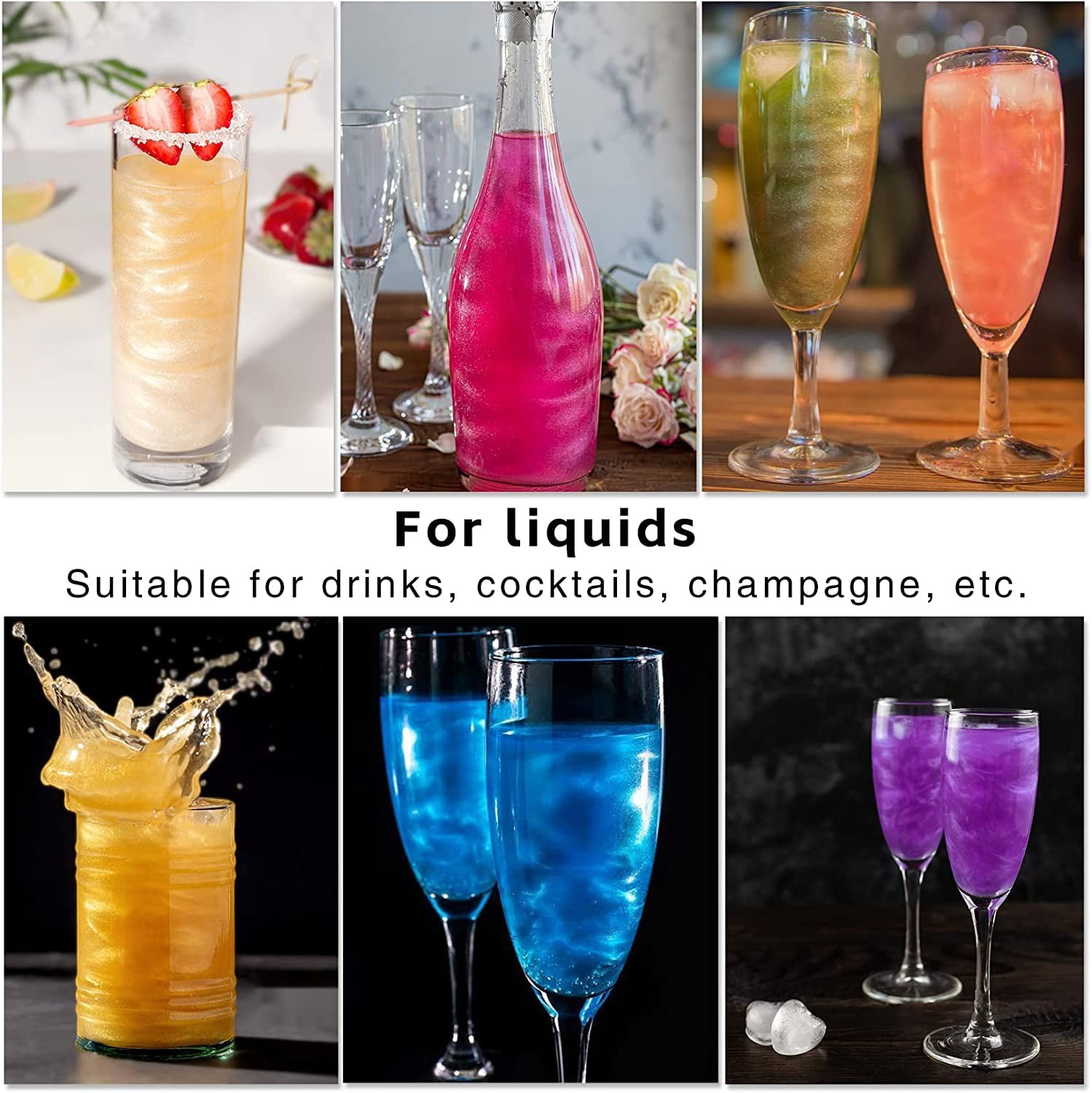 Edible Luster Dust 5 Grams Food Grade Gold Cake Dust Shimmer Metallic Cookies
