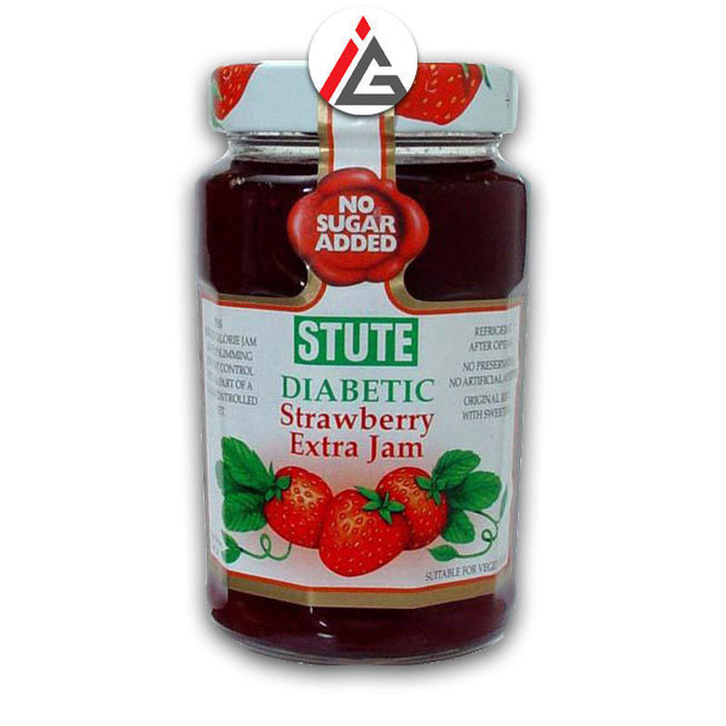 Stute – Diabetic Strawberry Extra Jam (No Sugar Added) – 430 gm
