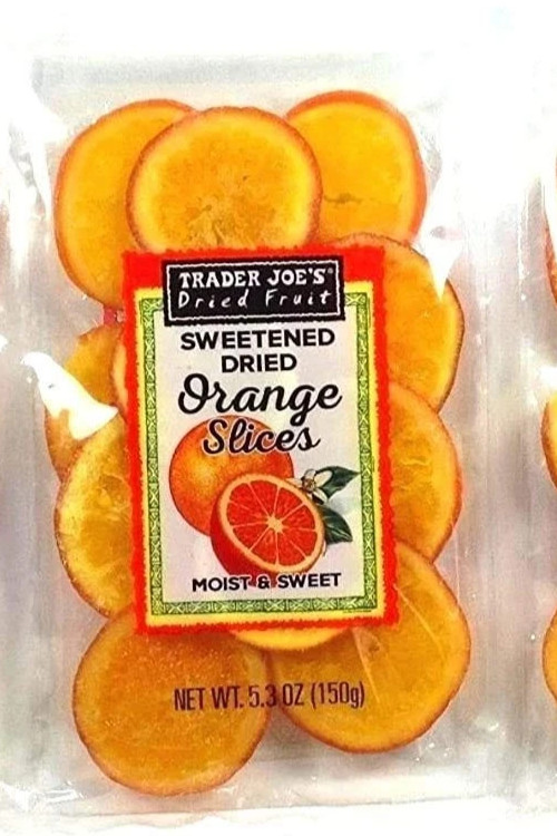 Trader Joe’s Sweetened Dried Orange Slices 5.3oz ea Bag Snack Garnish Appetizer