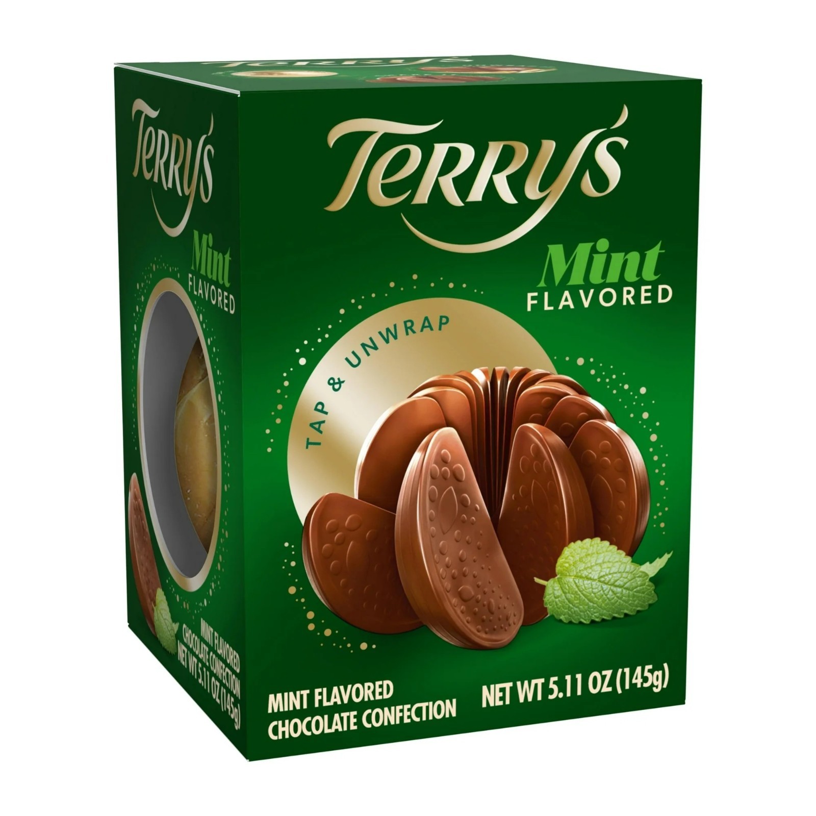 Terry’s Milk Chocolate Natural Mint Splits 20 Orange Sections Candy 5.11oz 2 Pk