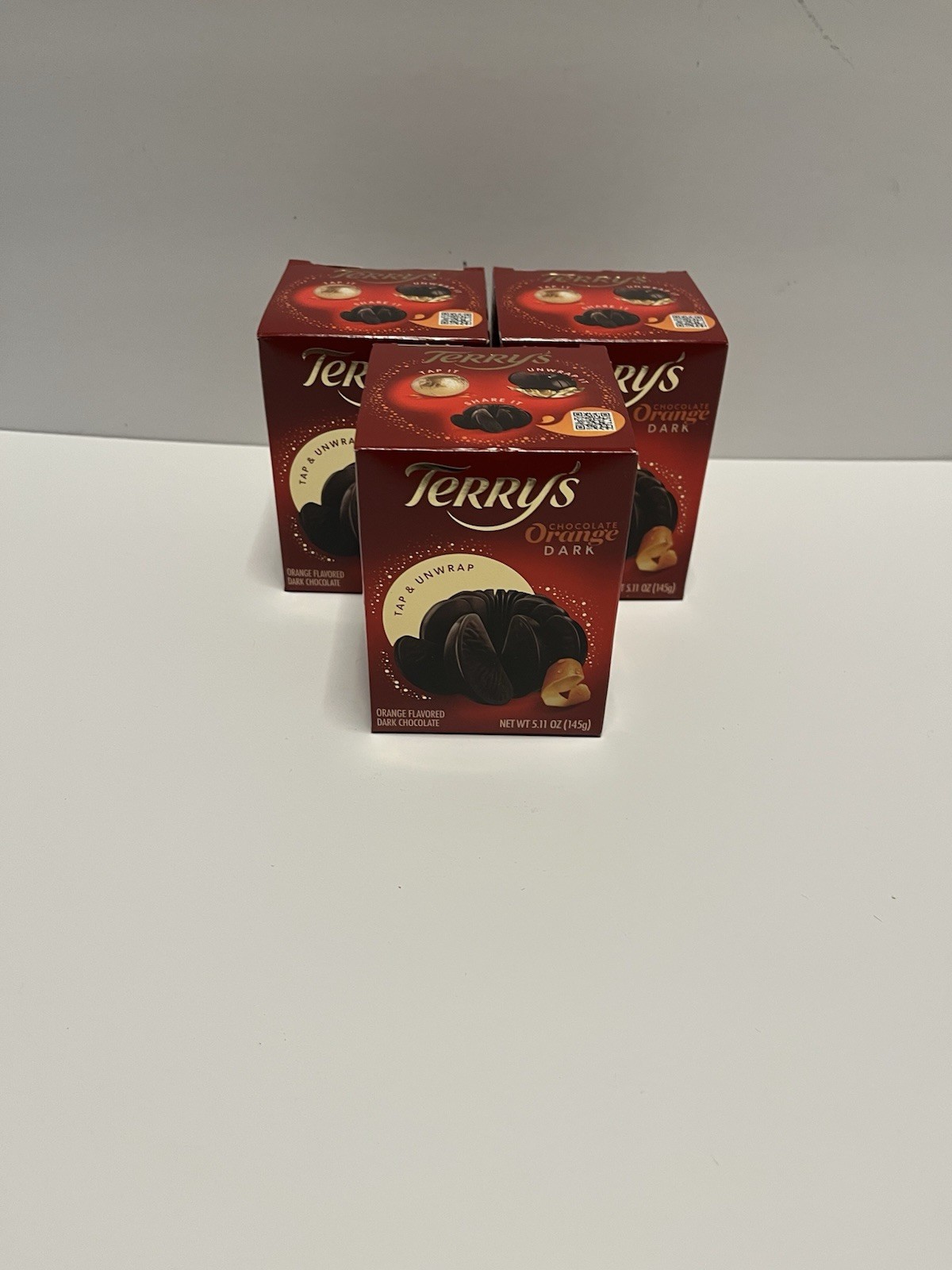 Lot Of 3 Terry’s Orange Dark Chocolate Ball 5.11 Oz Per Package Expires 03/2027