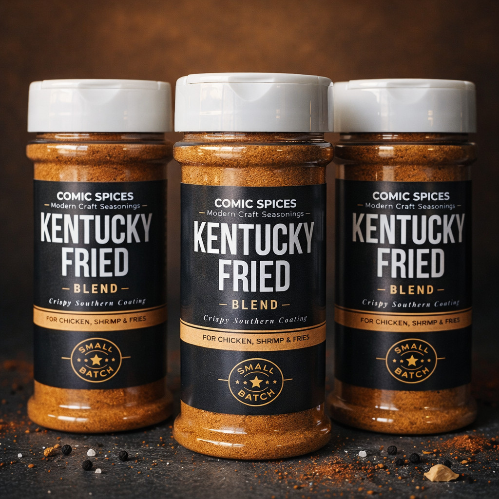 Kentucky Fried Seasoning 3 Pack, Southern Fry Spice Blend Set, Small Batch