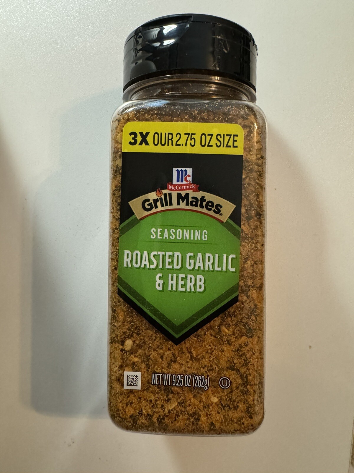 McCormick Grill Mates Roasted Garlic & Herb Seasoning, 9.25 Ounce Pack of 1..