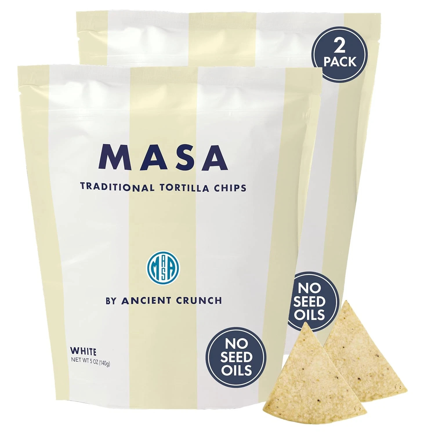 MASA Tortilla Chips Snack Pack – Seed Oil Free Snacks, Organic Chips Tortilla –