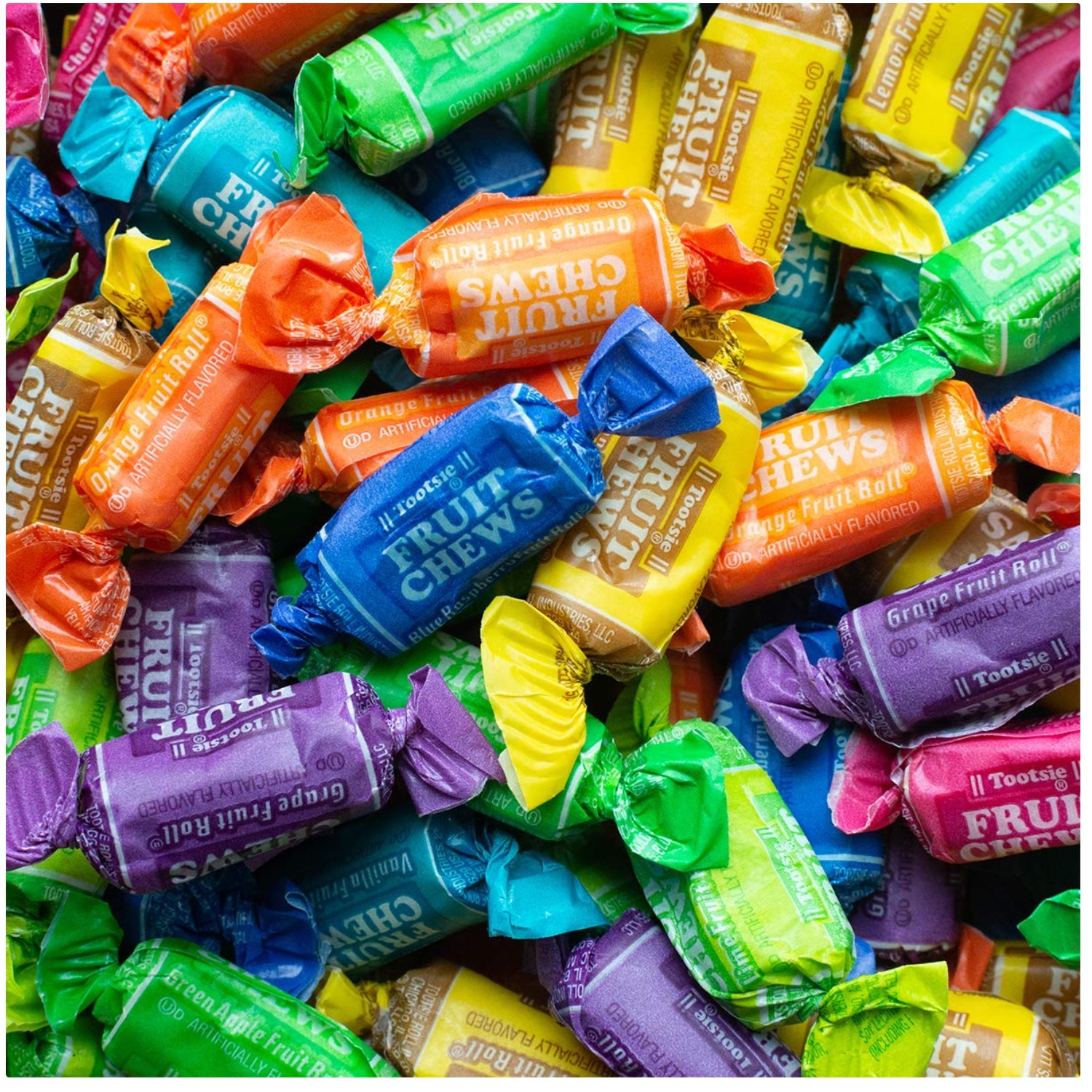 Tootsie Fruit Chews Mega Mix – 275 Pieces, 8 Flavors