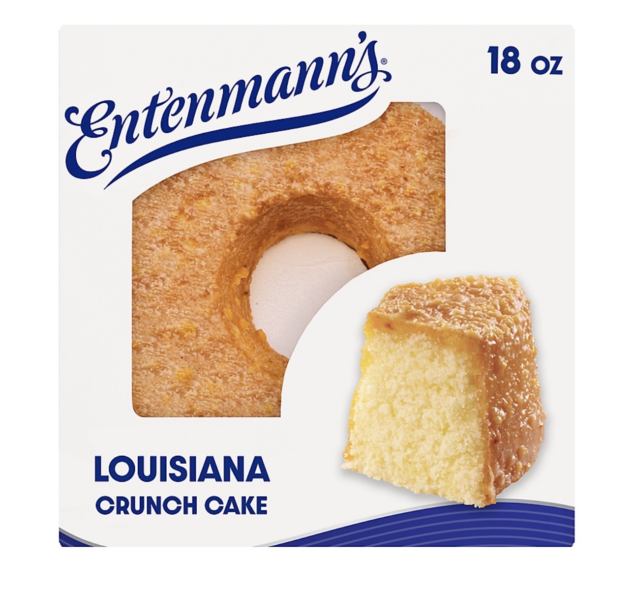 Entenmann’s Louisiana Crunch Coconut Glazed Bundt Pastry Soft Cake