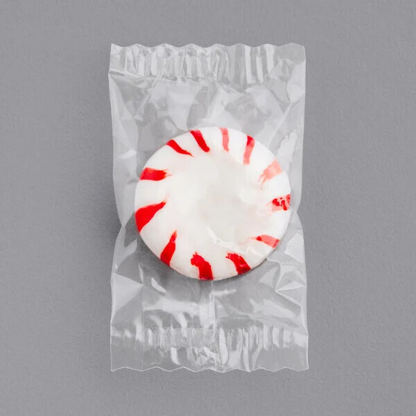 Peppermint Starlite Mints Individually Wrapped 3 lb. Bag
