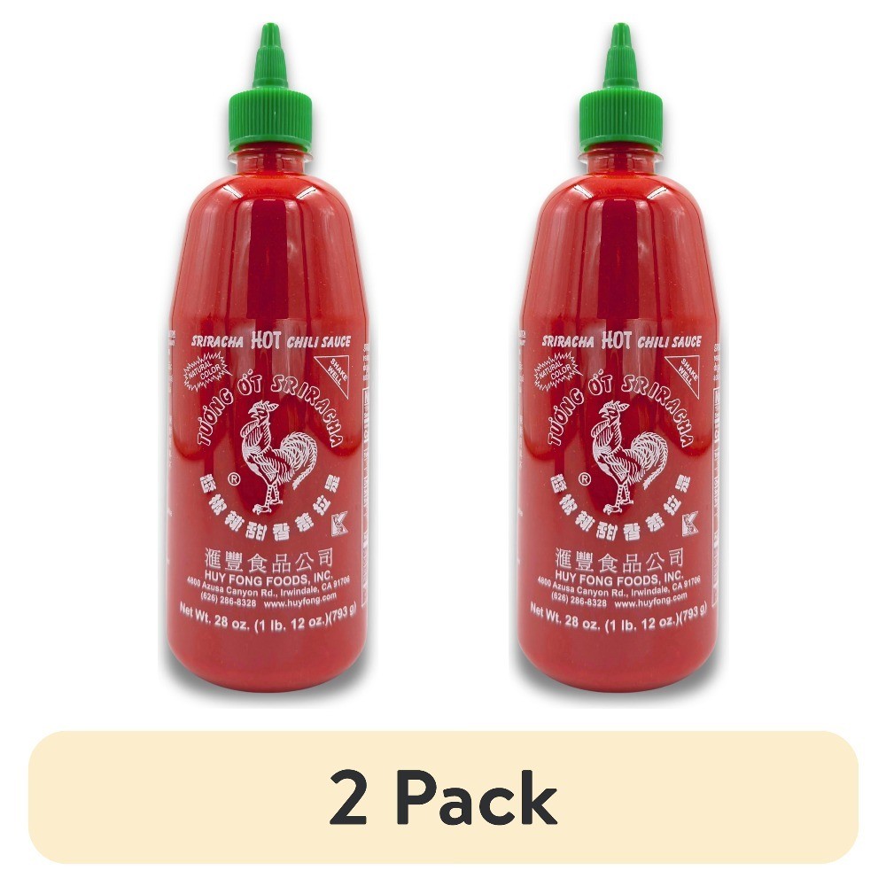 Hot Chili Sauce Sriracha 28oz 2 Pack