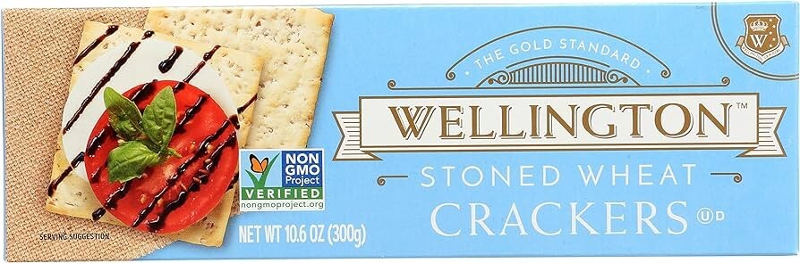 Wellington Stoned Wheat Crackers, Case of Twelve 10.6 Oz Boxes