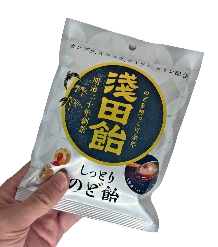 Japan Throat Candy Asada Ame Shittori Throat Candy 61g × 6 bags