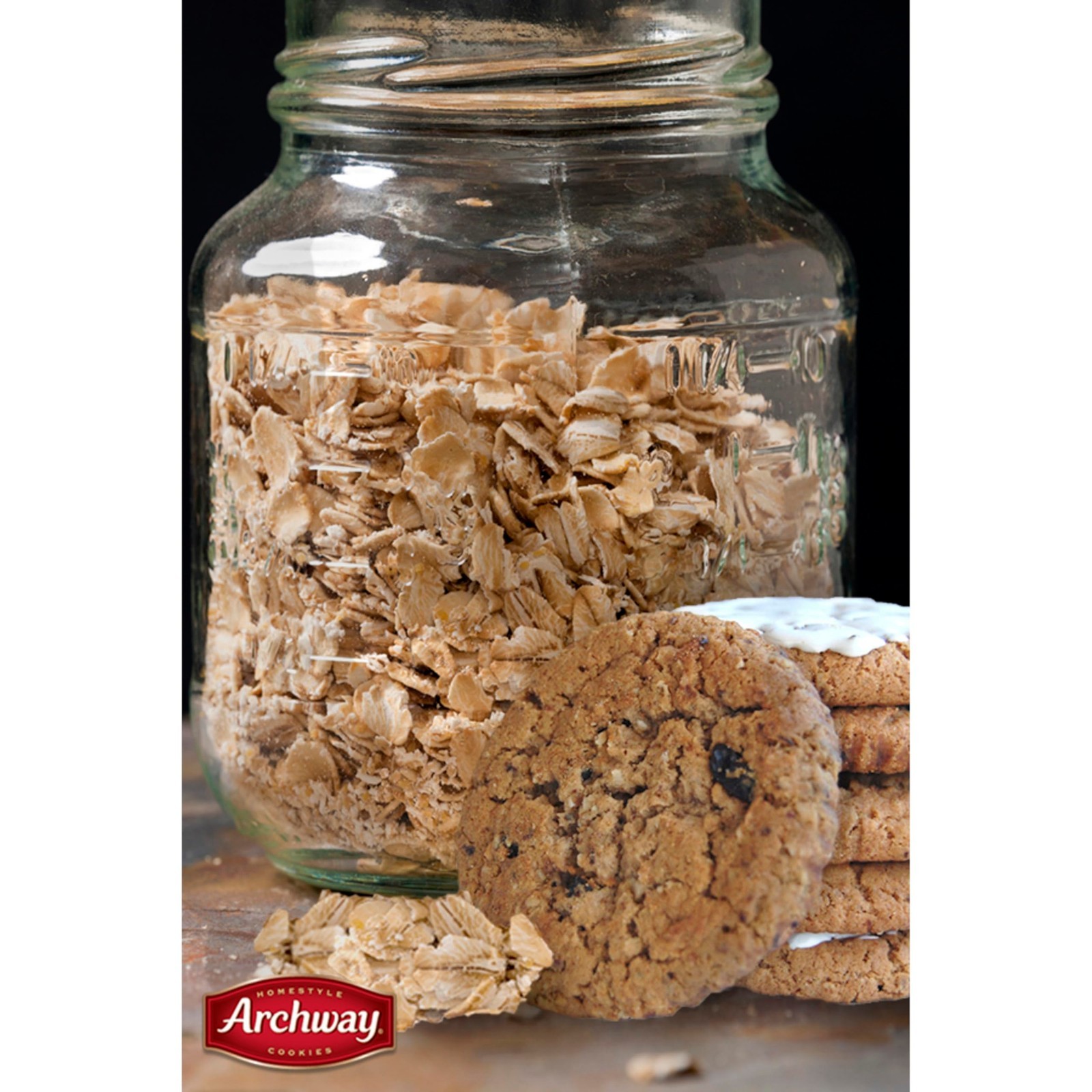 Soft Oatmeal Raisin Cookies – Classic Chewy Treats, 9.25 Oz, Pack of 4