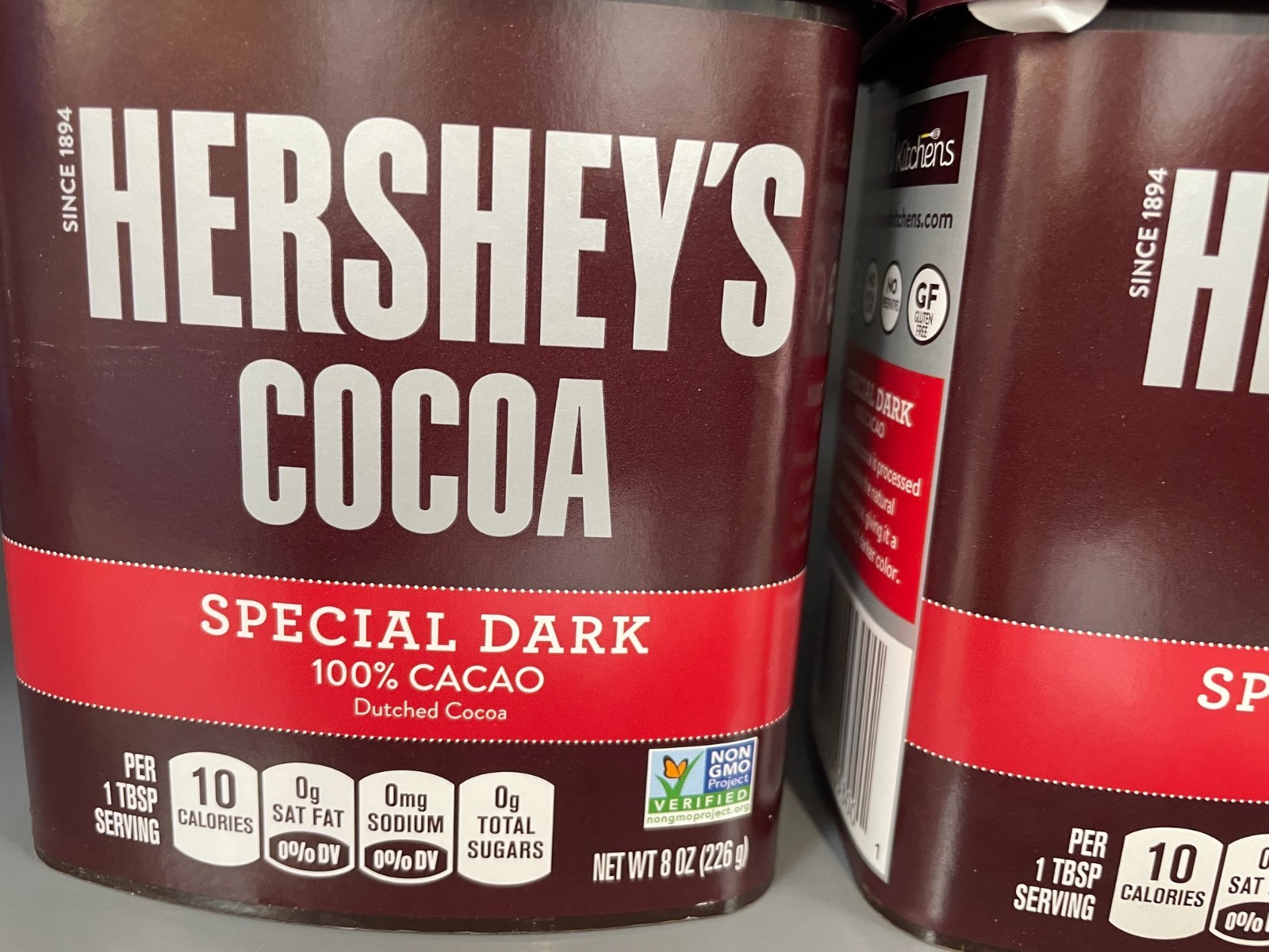 3 Pack Hershey’s Special Dark Dutched Cocoa Powder 8 oz 100% Cacao Gluten Free
