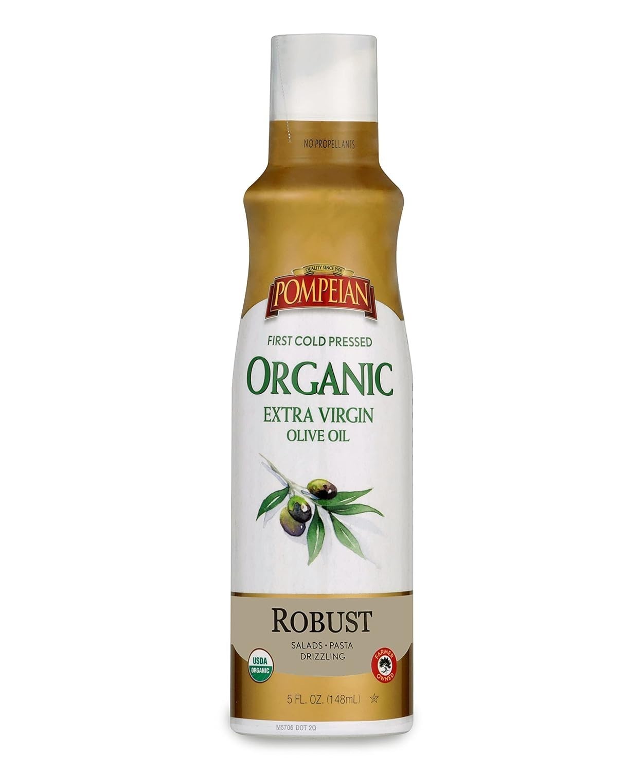 Robust USDA Certified Organic Olive Oil Spray – 5 Fl Oz for Healthy Cooking
