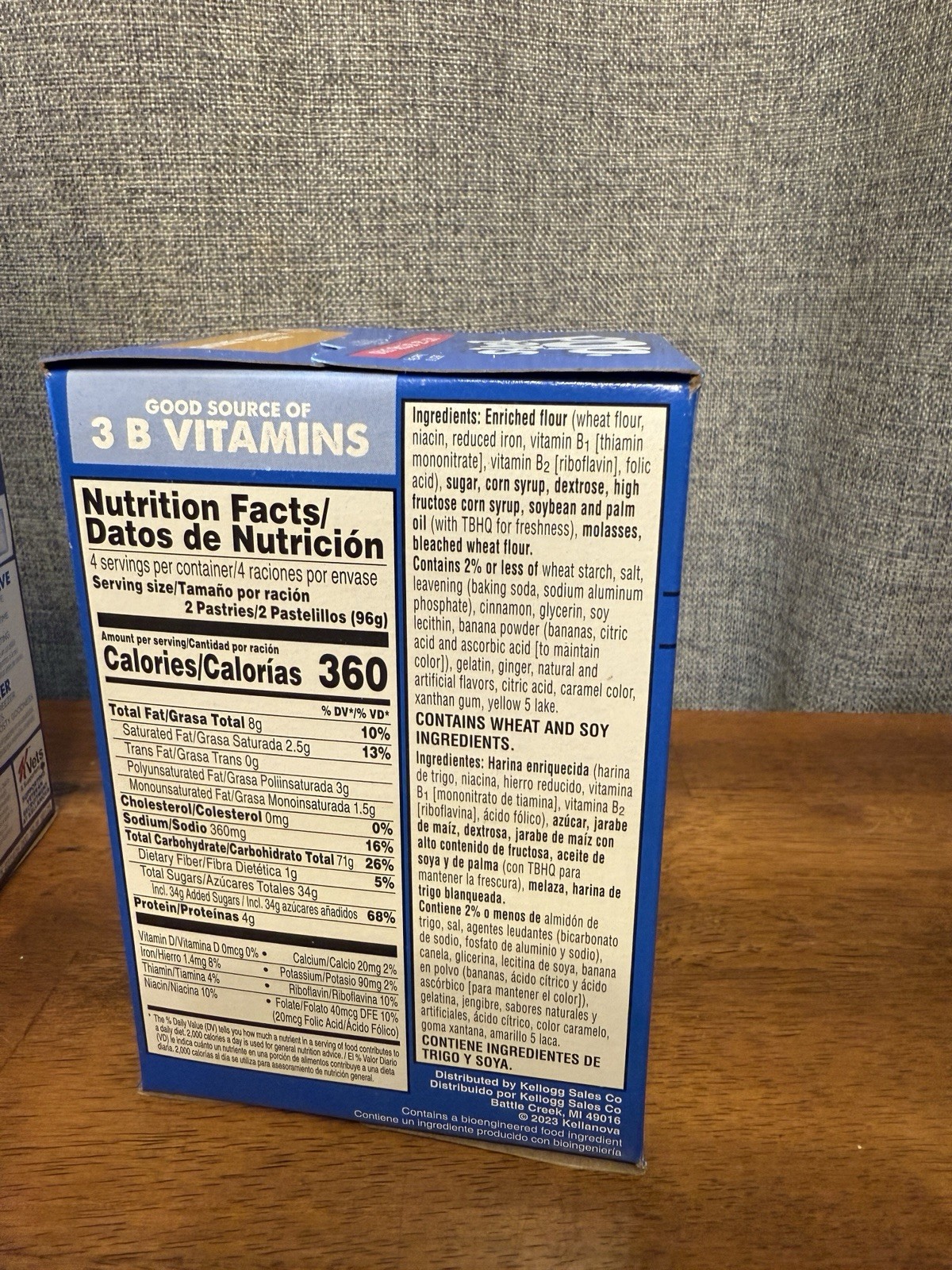 Kellogg’s Pop Tarts FROSTED BANANA BREAD Toaster Pastries 10/2026