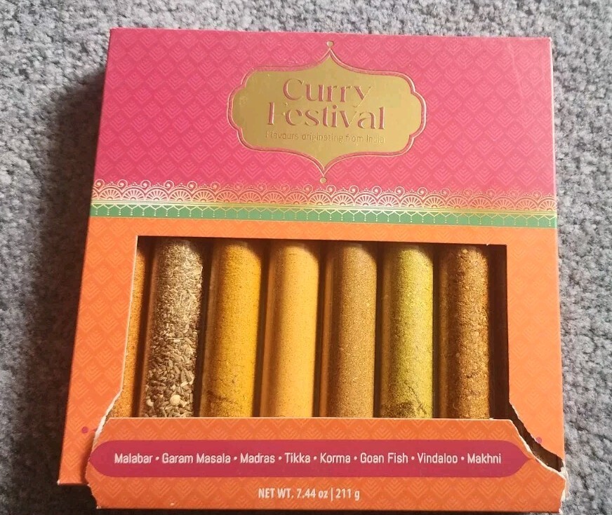 Curry Festival Spices Collection Tikka Garam Masala Makhni Goan Fish Vindaloo