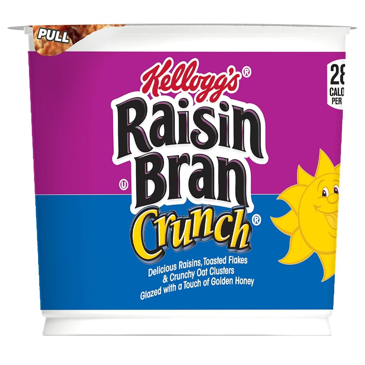 Crunch Breakfast Cereal Cups, Real Fruit, 12 Pack