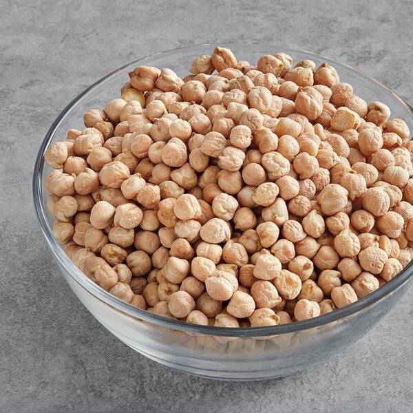 50 lb. Dry Garbanzo Beans Bulk Bag Dried Chickpeas Pantry Restaurant Food Supply