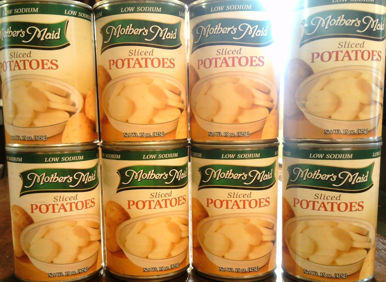 LOT OF assorted 12 (Low Sodium) Sliced Potatoes, 15oz *PLEASE READ DESCRIPTION*
