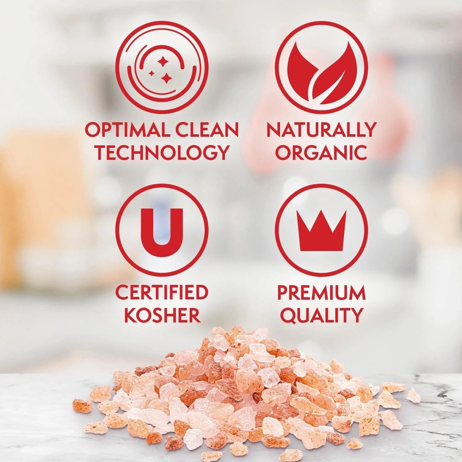 «Premium Hand-Mined Pink Himalayan Salt – 5LB, Pure & Mineral-Rich, Fine Grain»