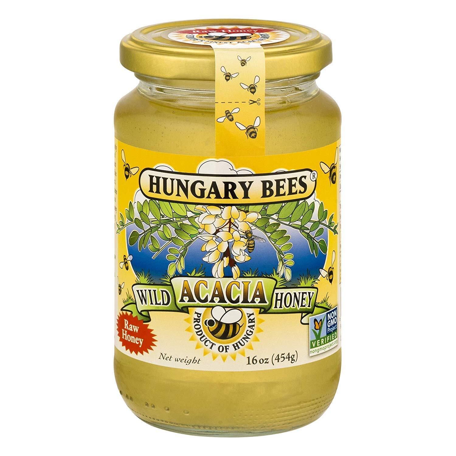 Raw Organic Hungarian Acacia Honey 16 Oz Pure Floral Taste Imported From Hungary