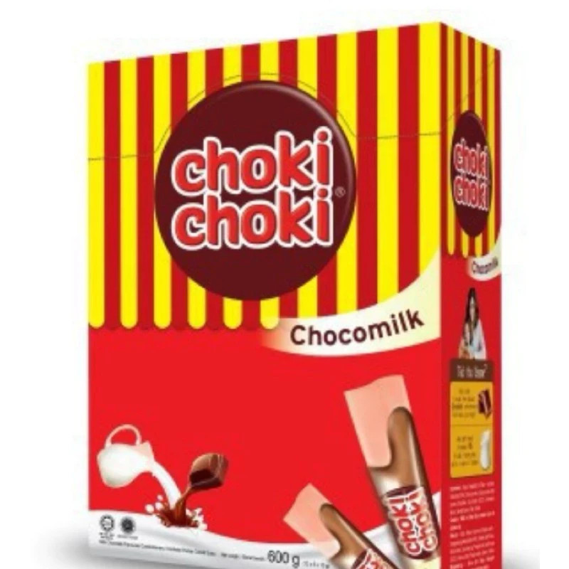 CHOKI-CHOKI 600G PER BOX (60 STICKS)–CHOCOLATE/CHOCOMILK /CHOCOCASHEW – FREE POS