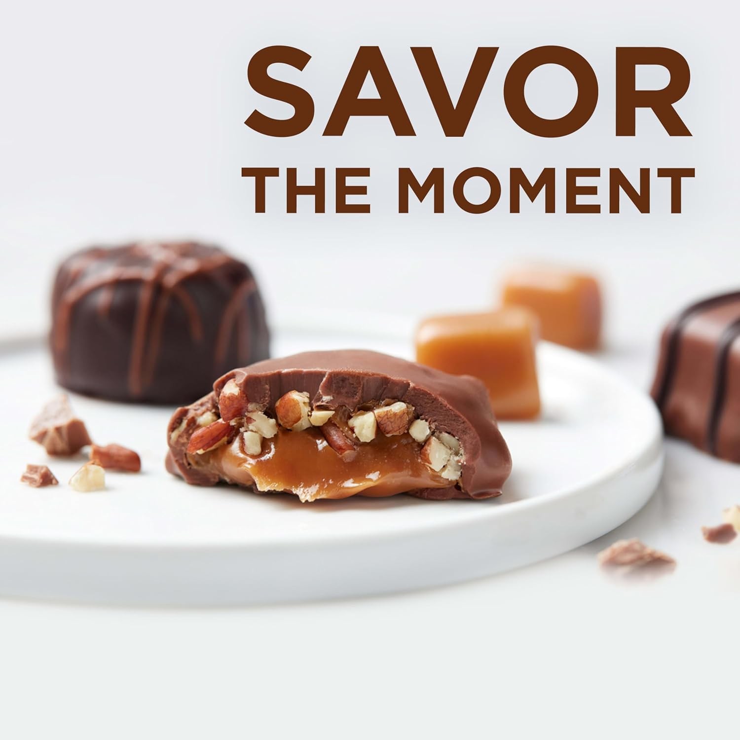 Russell Stover Caramel & Nuts Milk & Dark Chocolate Gift Box 9.4oz Mother’s Day