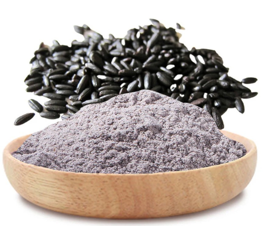 Sweet Garden Black Sesame Seeds Powder 12.36 oz Instant Cereal Snack Drink Vegan