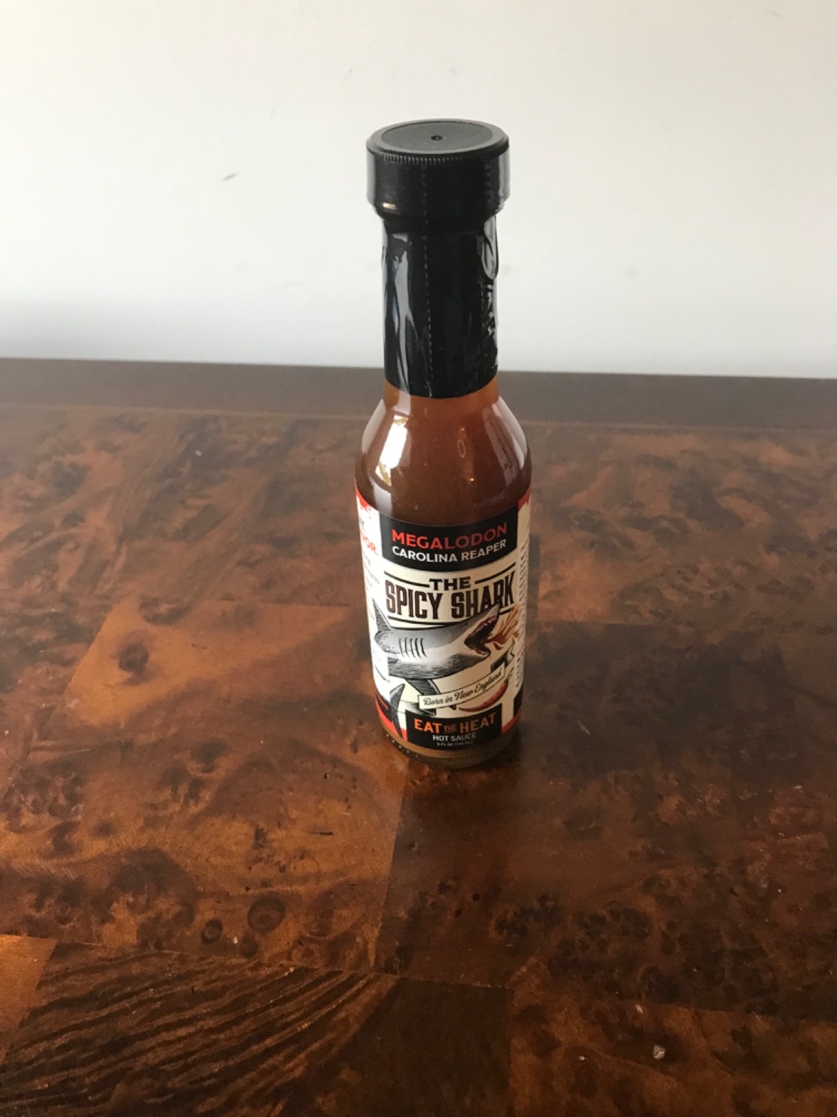 The Spicy Shark MEGALODON CAROLINA REAPER Hot Sauce – 5 oz. Vegan GF made in USA