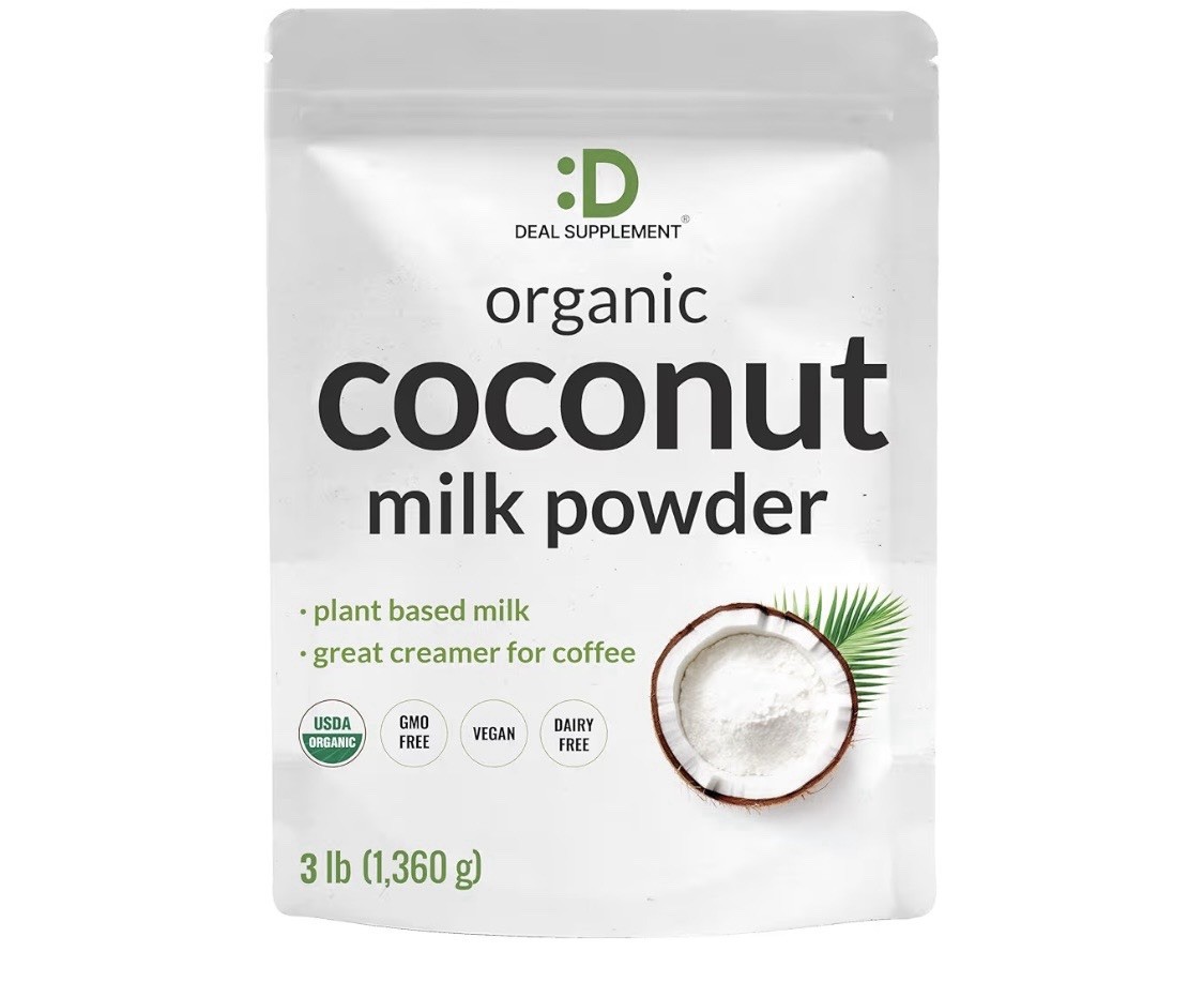 **BLOW OUT SALE** Organic Coconut Milk Powder 3 lb Plant Based Dairy Free