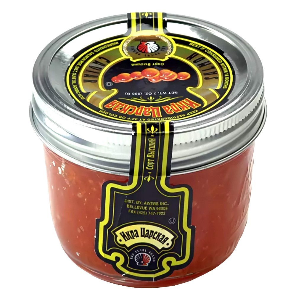 Tsar’s Salmon Red Caviar 200 g (7 oz.) Jar