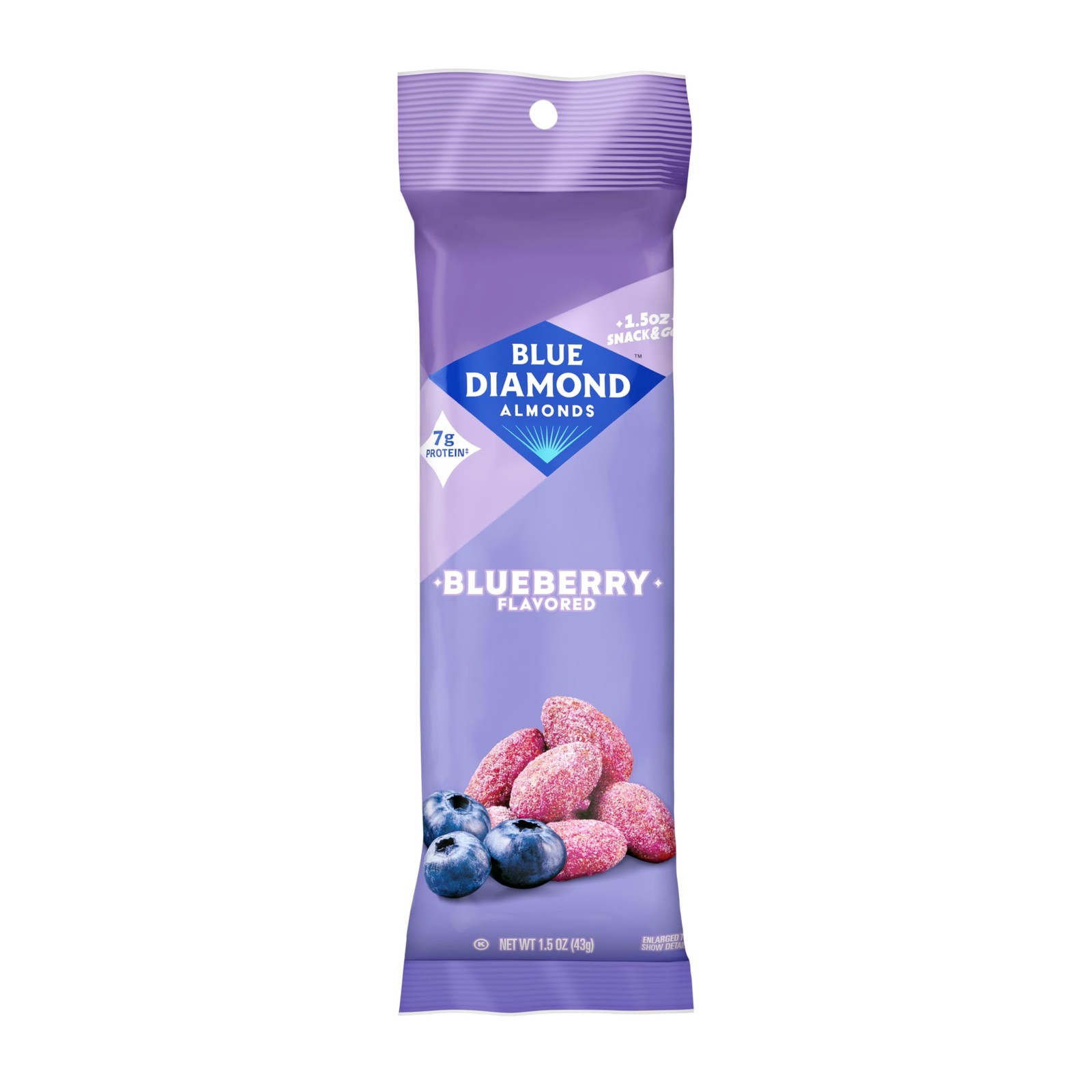 Blue Diamond Almonds, Oven Roasted Blueberry, 1.5 12 Count (18 oz),