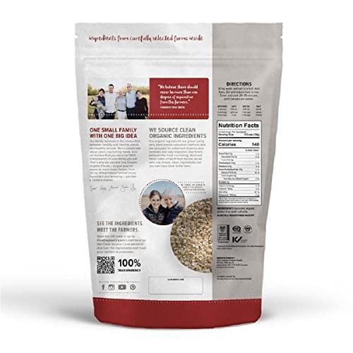 One Degree Sprouted Steel Cut Oats 24oz 4-Pack Organic GF Vegan