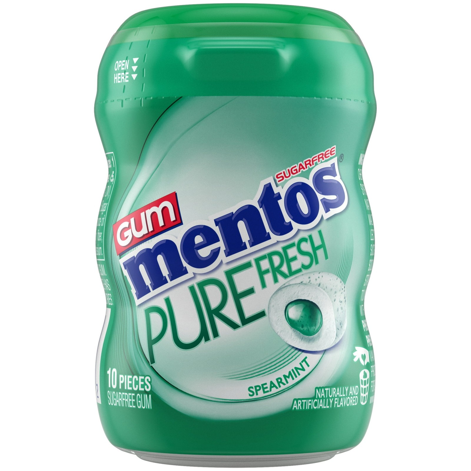 Mentos Gum Wintergreen, 10.0 ea(2 Pack)