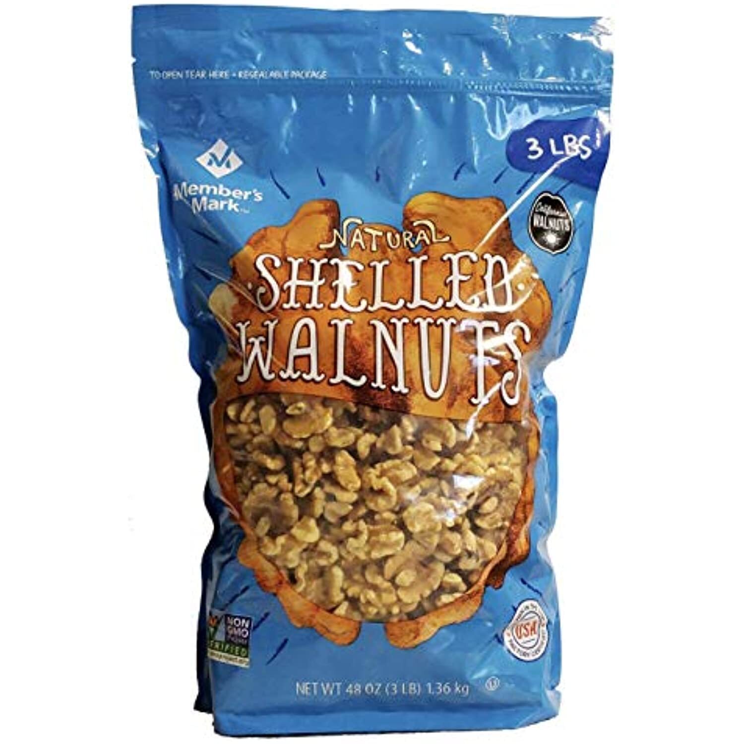 An Item Of Member’s Mark Natural Shelled Walnuts (3 Lbs.) Pack Of 1 – Bulk Disc