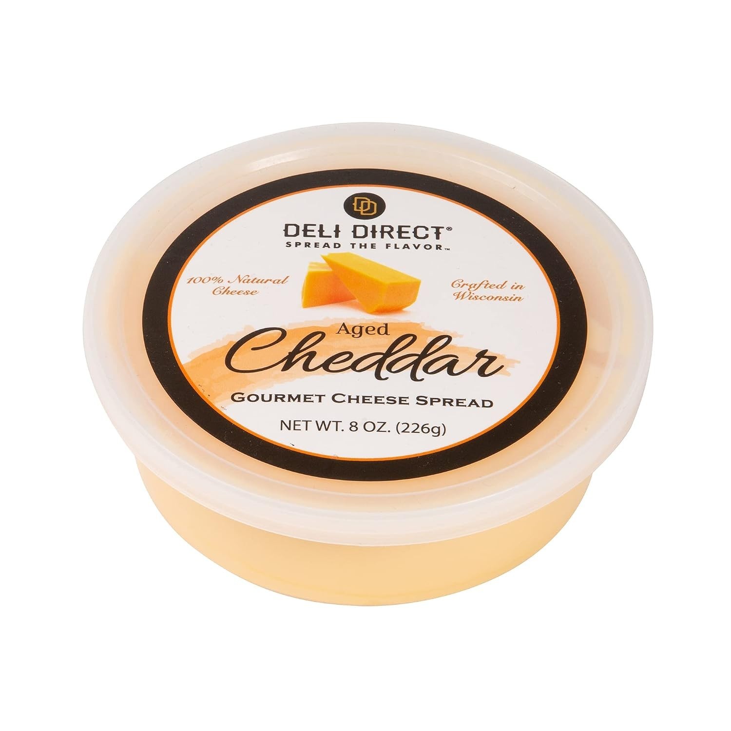Versatile Wisconsin Aged Cheddar Cheese Spread – Ideal for Entertaining & Travel
