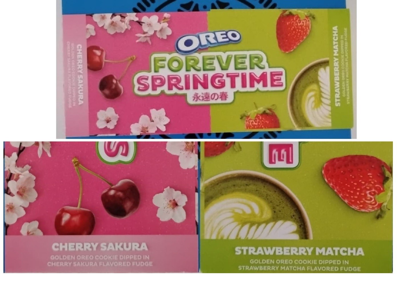 OREO Cherry Sakura & Strawberry Matcha Springtime Box VERY LIMITED
