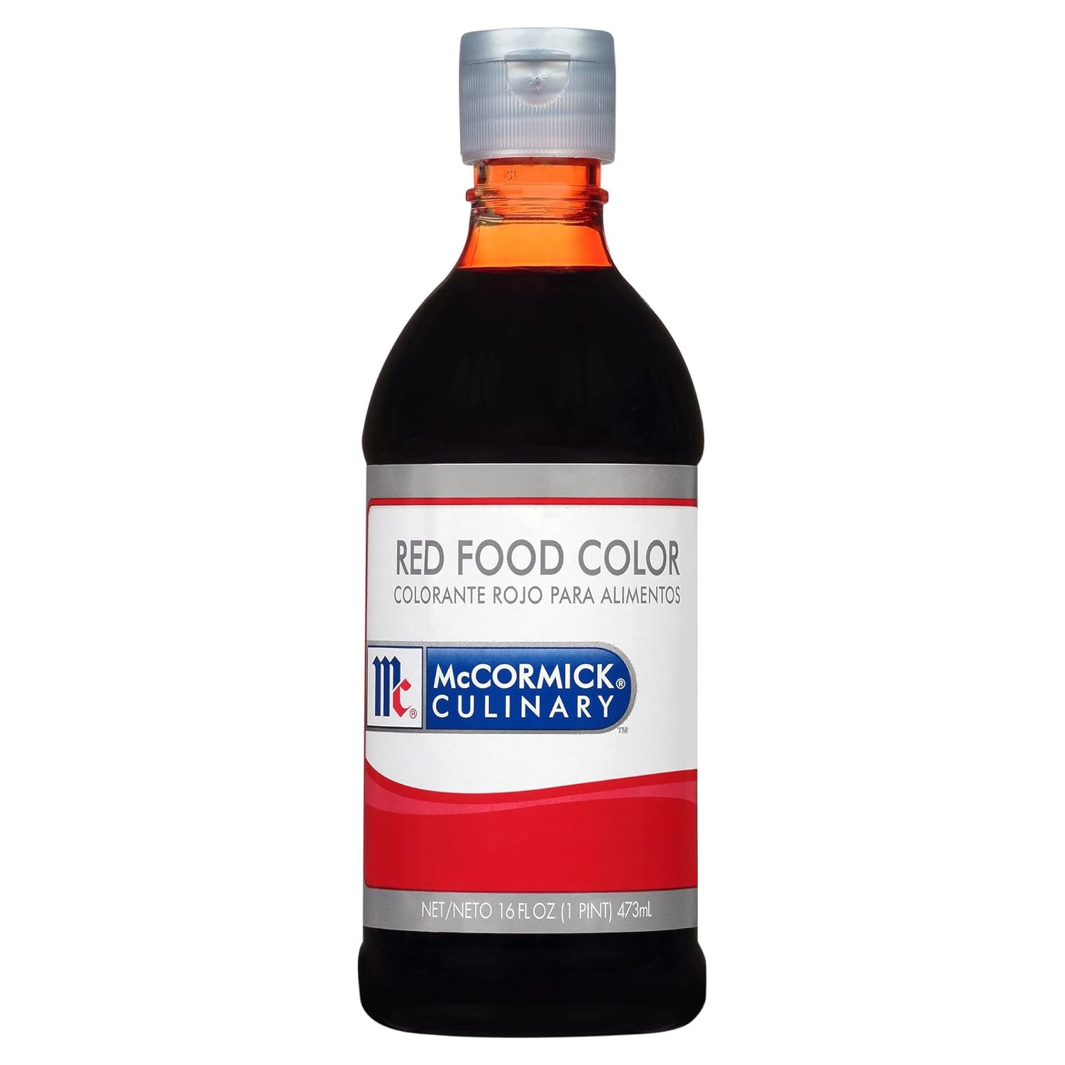 McCormick Culinary Liquid Ounce Bottle of Red Food Coloring – 16 fl oz