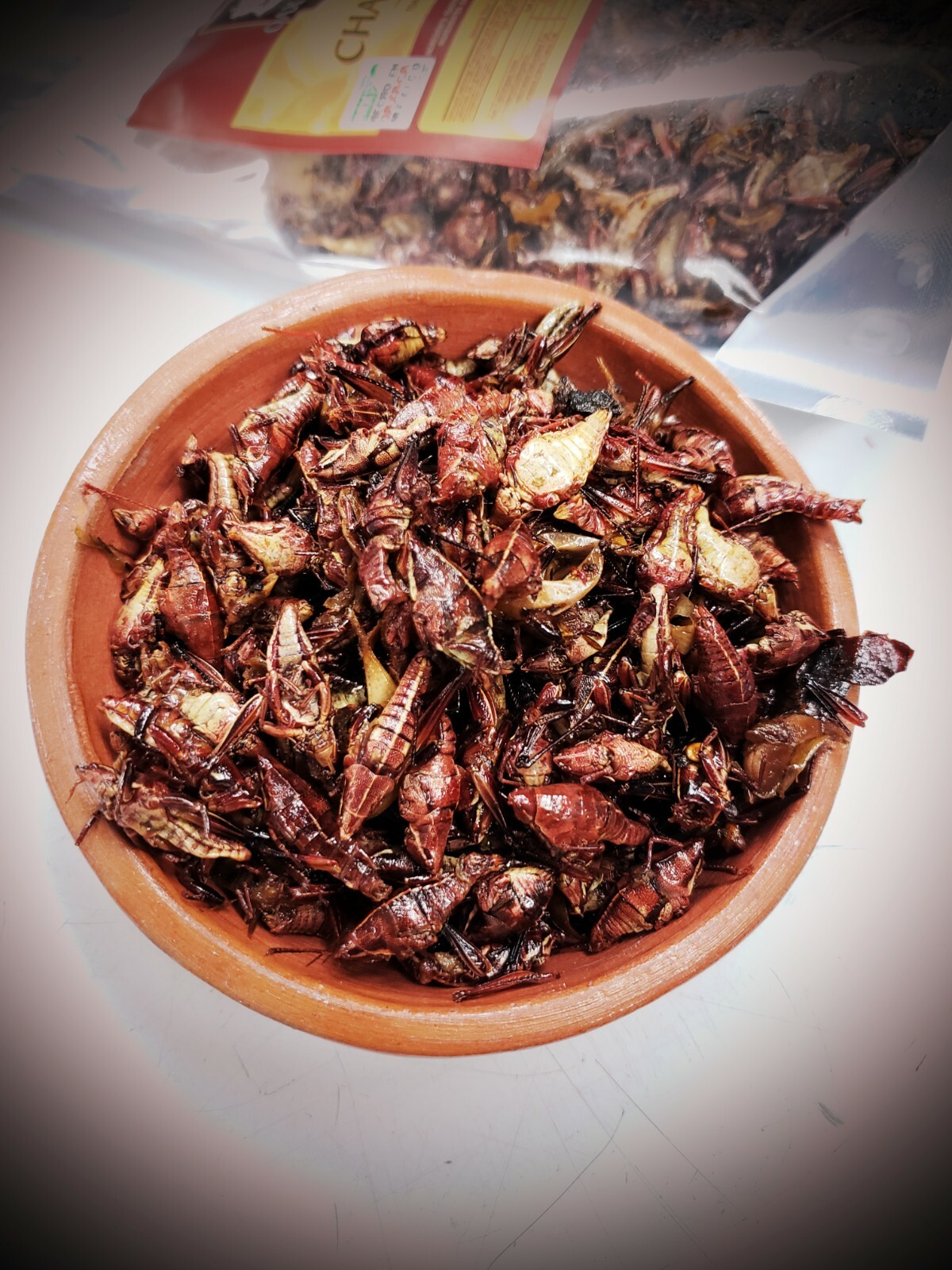 HABANERO CHAPULINES 90 GR (Extra Hot grasshoppers) from OAXACA
