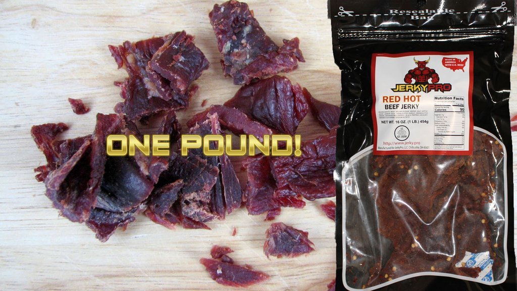 *National Jerky Award Winner* JerkyPro STEAK Beef Jerky *Free Shipping* 1 Pound