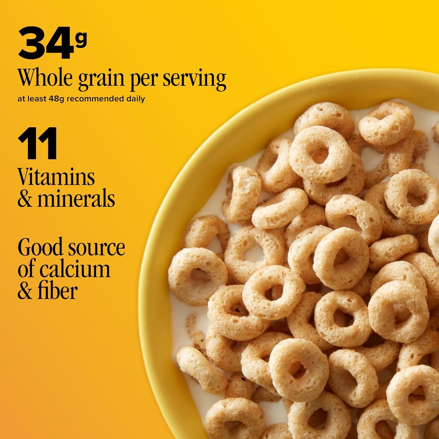 Cheerios Heart Healthy Gluten Free breakfast cereal Mega Size 24 oz….