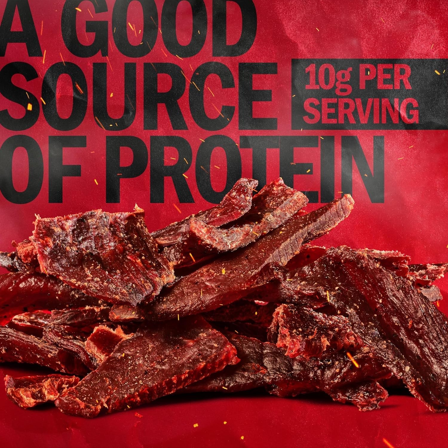 Jack Link’s Beef Jerky, Original, Large Jerky Bags Flavorful Meat Snacks, Re…