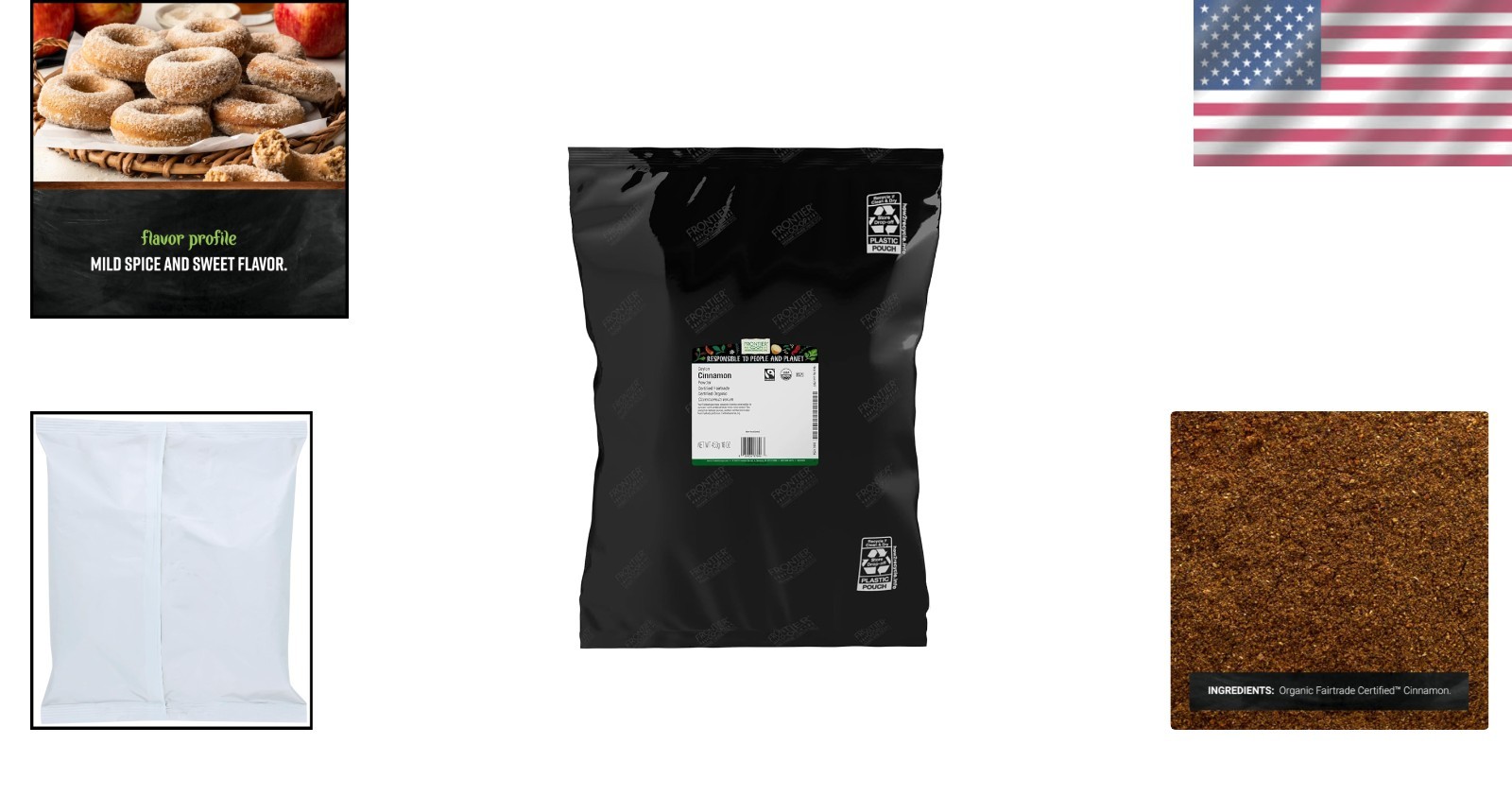 Organic Ceylon Cinnamon Powder, 16 Oz Bulk Bag – Fairtrade & Keto-Friendly