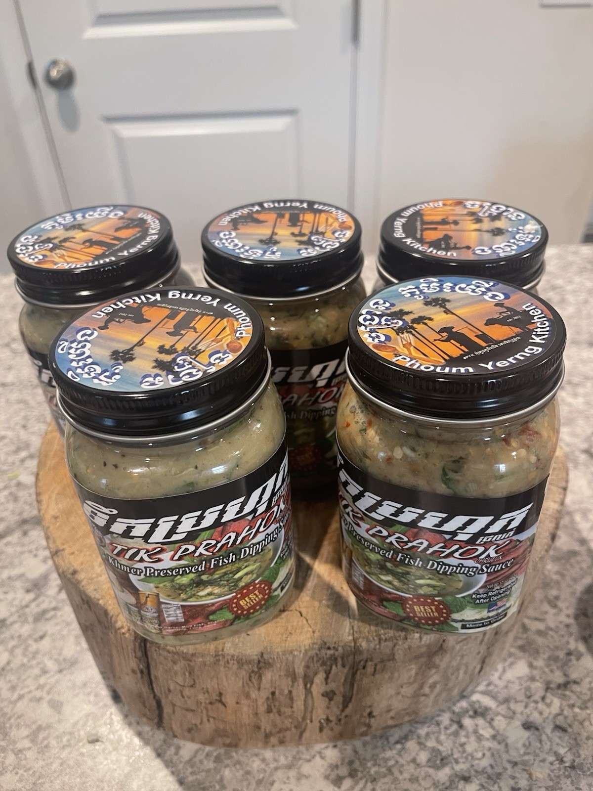 3 Jars (16 Oz Jar) Tik Prahok (Fermented Mud fish Dip Sauce) *Non spicy*
