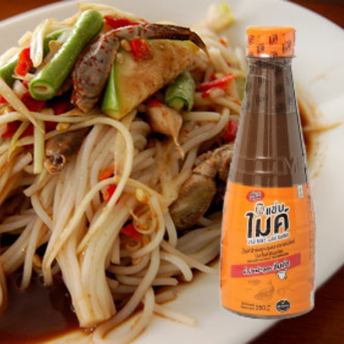 Fish Sauce Thai Esan Food Cuisine Seasoning Papaya Salad Somtum 350ml.