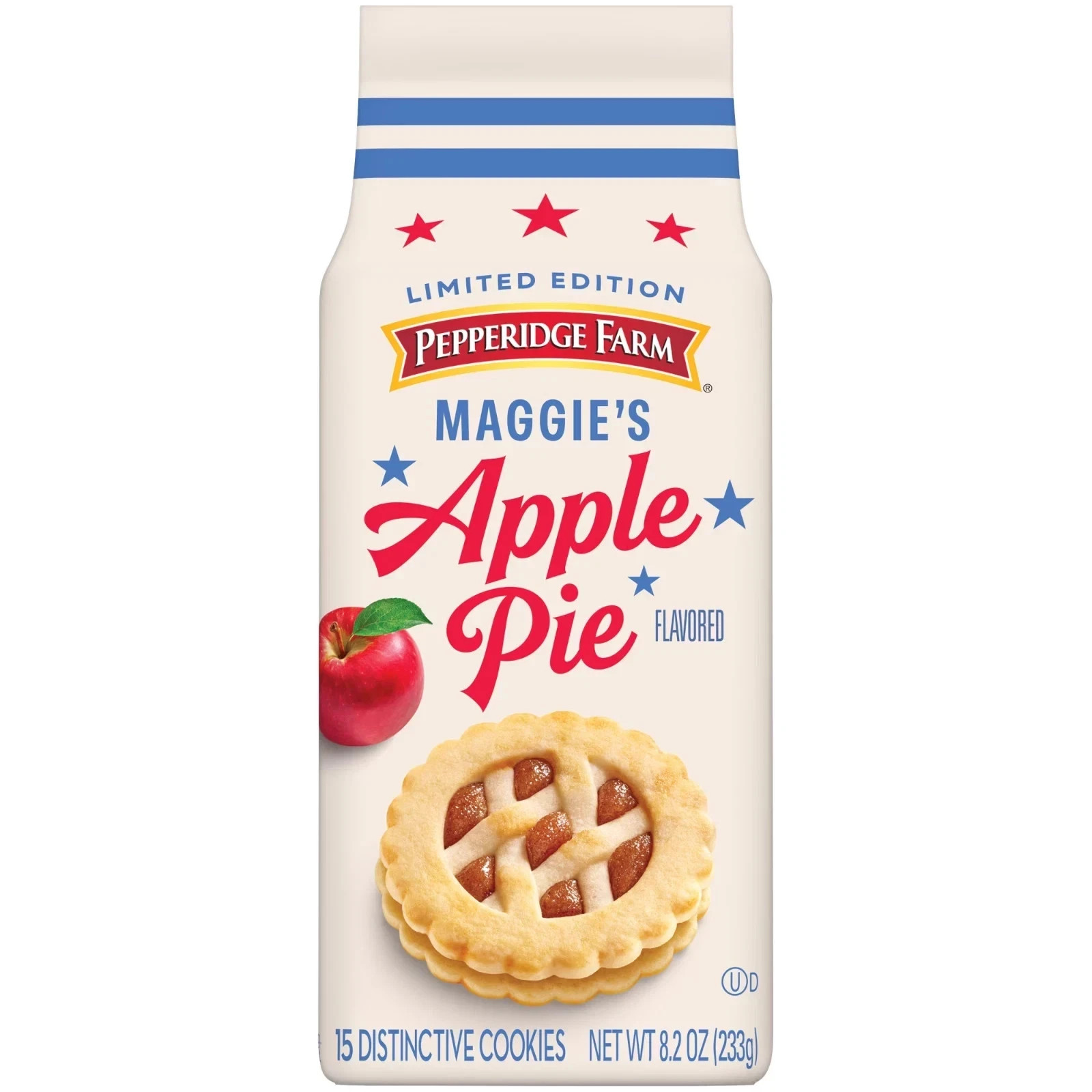 Pepperidge Farm 8.2 oz MAGGIE’S APPLE PIE Cookies Limited Edition * BB 10/2026 *