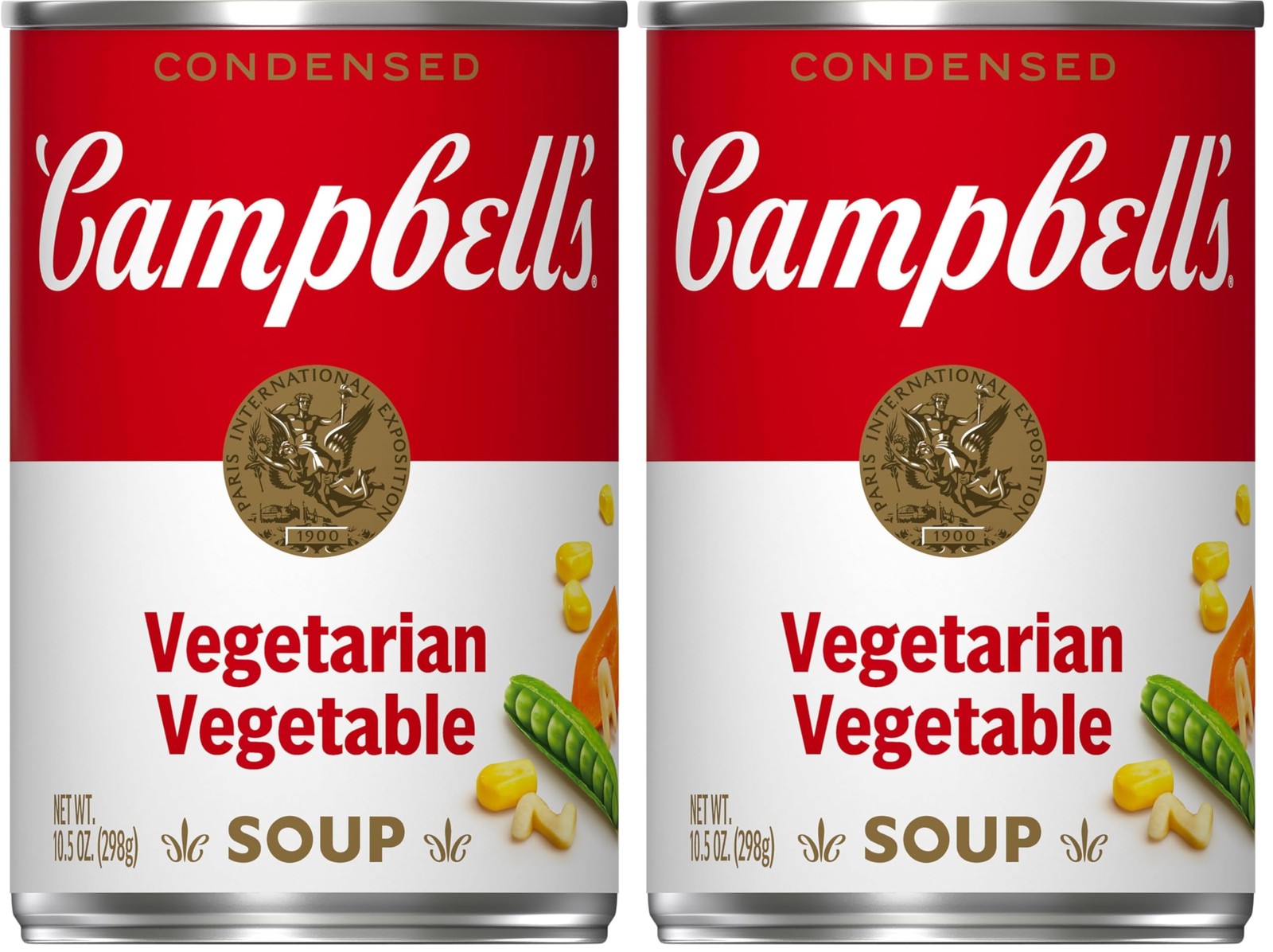Campbell’s Condensed Vegetarian Vegetable Soup, 10.5 Fl Oz (Pack of 2)
