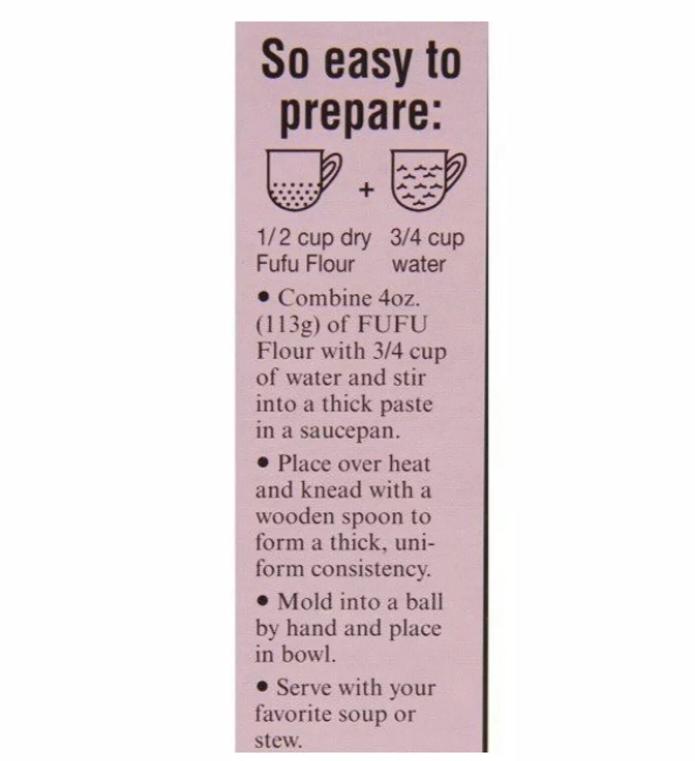 Tropiway Cocoyam Fufu Flour Net WT. 24 OZ (1lb.8oz) 680g. Pack of 2