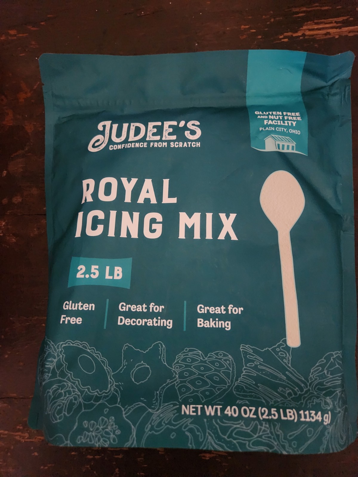 1 Judee’s royal iceing mix 2.5 lb. Gluten Free . EXP.2-28