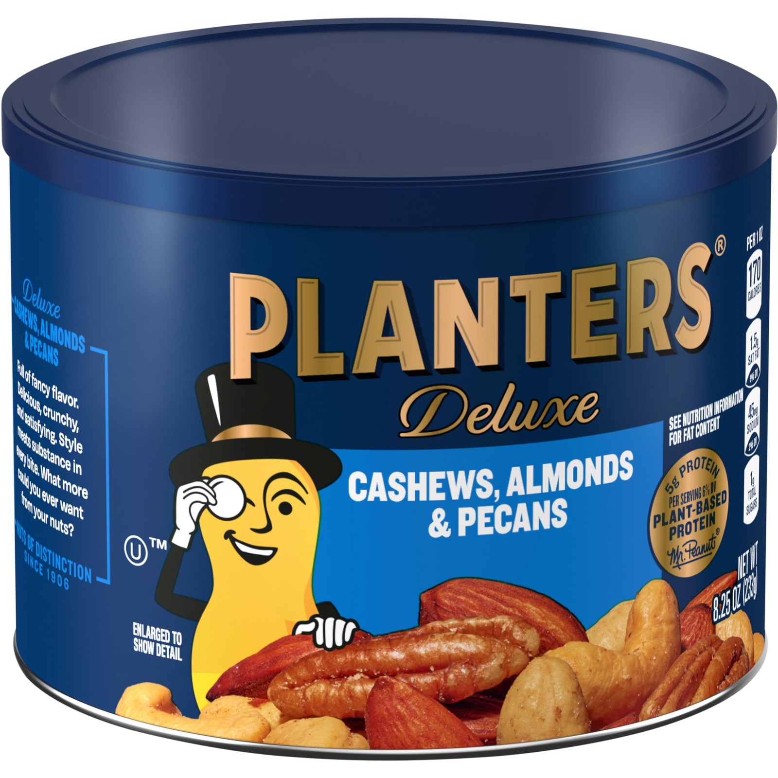 Planters Select Cashews (Almonds & Pecans Nut 8.25 Ounce (Pack of 1), Blue