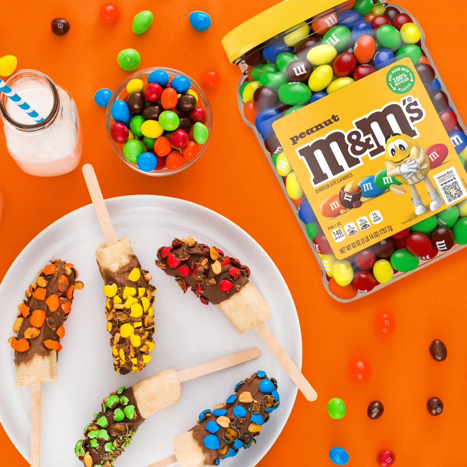 M&M’s Pantry Size Peanut Chocolate Candy – 62oz FREE Shipping